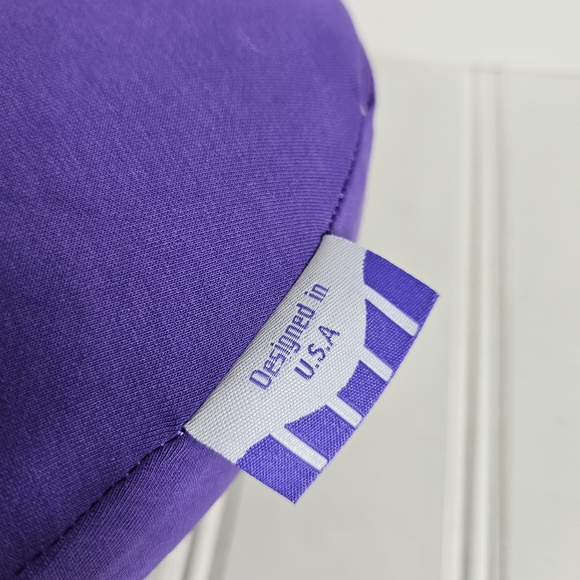 Cushion Lab Back Relief Lumbar Pillow Purple Dense Memory Foam - Picture 8 of 11